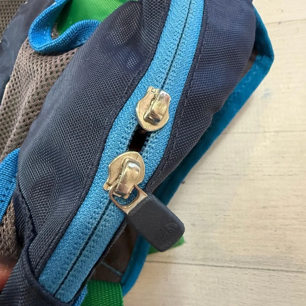 The North Face Homeslice Toddler kids‎ Back Pack Youth School Hiking blue green